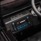 Licensed Land Rover Defender Volta 5008 24V Kids Ride On Car W/Parents Control,2wd,Four-wheel suspension,Bluetooth,MP3,Music,Adjustable volume,Power display,LED Lights,Speeds 1.86-3.11MPH for Kids 3-7