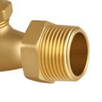 Hose Bibb 3/4" MIP x 3/4" MHT Connection Brass Outdoor Water Faucet Spigot