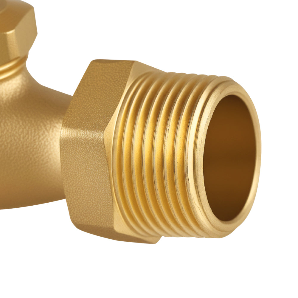 Hose Bibb 3/4" MIP x 3/4" MHT Connection Brass Outdoor Water Faucet Spigot