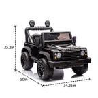 Licensed Land Rover Defender Volta 5008 24V Kids Ride On Car W/Parents Control,2wd,Four-wheel suspension,Bluetooth,MP3,Music,Adjustable volume,Power display,LED Lights,Speeds 1.86-3.11MPH for Kids 3-7