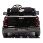 24V 160W Officially Licensed Dodge RAM 2500 Design 2-seater Kids Ride On Truck,W/ Remote Control,W/2WD&4-Wheel Suspension,Storage Space&High Door Design,Built-in Music&Bluetooth,USB/MP3 Port for 3-6