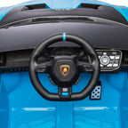 Lamborghini Huracan Sto 24V Kids Electric Ride-On Drift Car: Speeds 1.86-5.59 MPH, Ages 3-6, Foam Front Wheels, 360° Spin, LED Lights, Dynamic Music, Early Learning, USB Port, Drift Feature