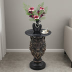 Wolf Head Accent Table Animal Statue End Tables Livingroom