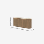 Stone Top and Rope Front Server