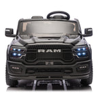 24V 160W Officially Licensed Dodge RAM 2500 Design 2-seater Kids Ride On Truck,W/ Remote Control,W/2WD&4-Wheel Suspension,Storage Space&High Door Design,Built-in Music&Bluetooth,USB/MP3 Port for 3-6