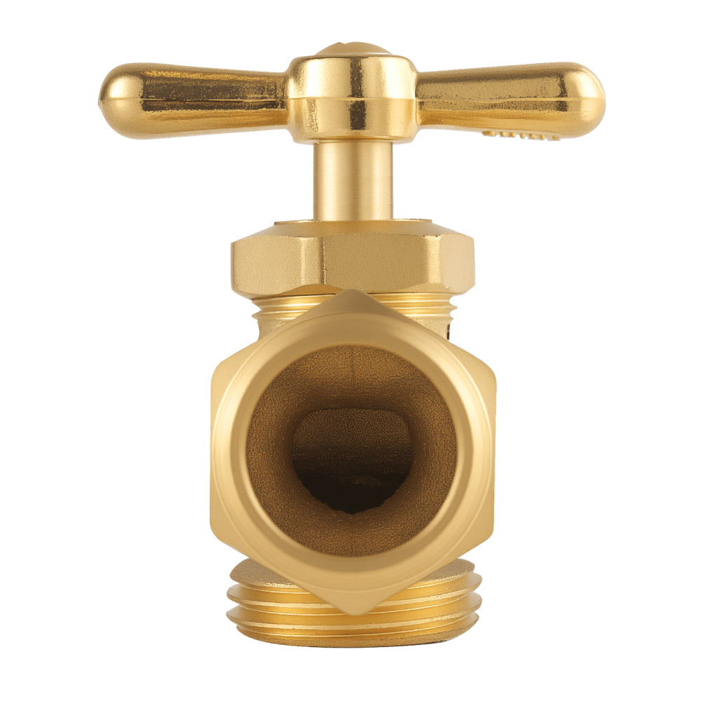Hose Bibb 3/4" MIP x 3/4" MHT Connection Brass Outdoor Water Faucet Spigot