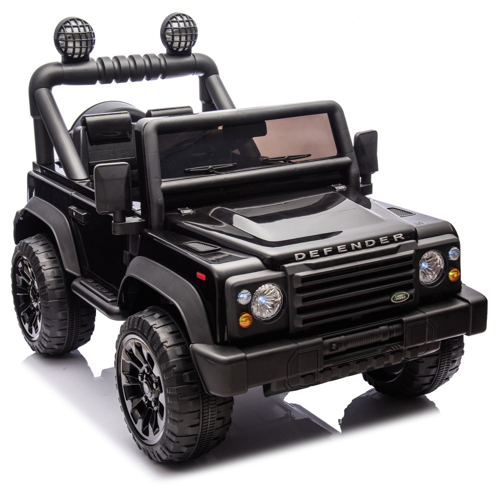 Licensed Land Rover Defender Volta 5008 24V Kids Ride On Car W/Parents Control,2wd,Four-wheel suspension,Bluetooth,MP3,Music,Adjustable volume,Power display,LED Lights,Speeds 1.86-3.11MPH for Kids 3-7