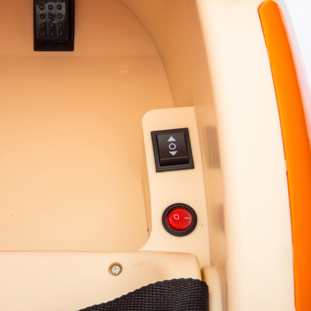 12V Kids Ride On Electric Bumper Car W/Parents Control,Cute&Realistic Hamburger Design,360 Degree Rotation,Storing Space,Bluetooth,Music,USB,Silent wheel,LED Lights,Power Display,Anti-rollover For 2-5