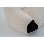 Panda-shaped beanbag chair, crafted from soft plush fabric, suitable for bedrooms, living rooms, and playrooms. Dimensions: 29.65 inches.