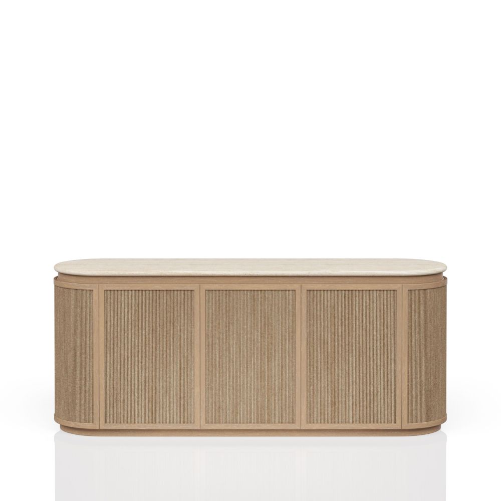 Stone Top and Rope Front Server